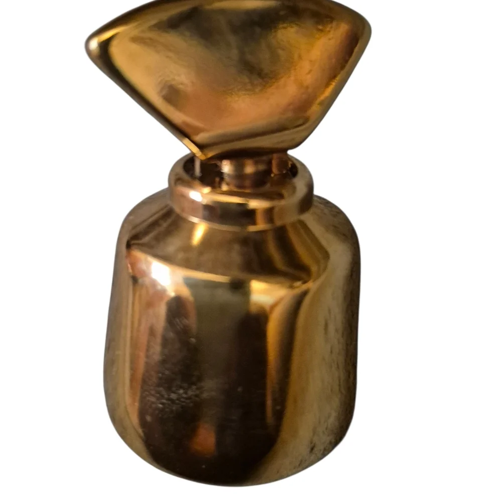 Vintage 24 Carat Gold Plate Champagne Wine Bottle Stopper In Original Box New
